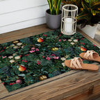 Delicious Floral Pattern Outdoor Rug Gallery Image 2