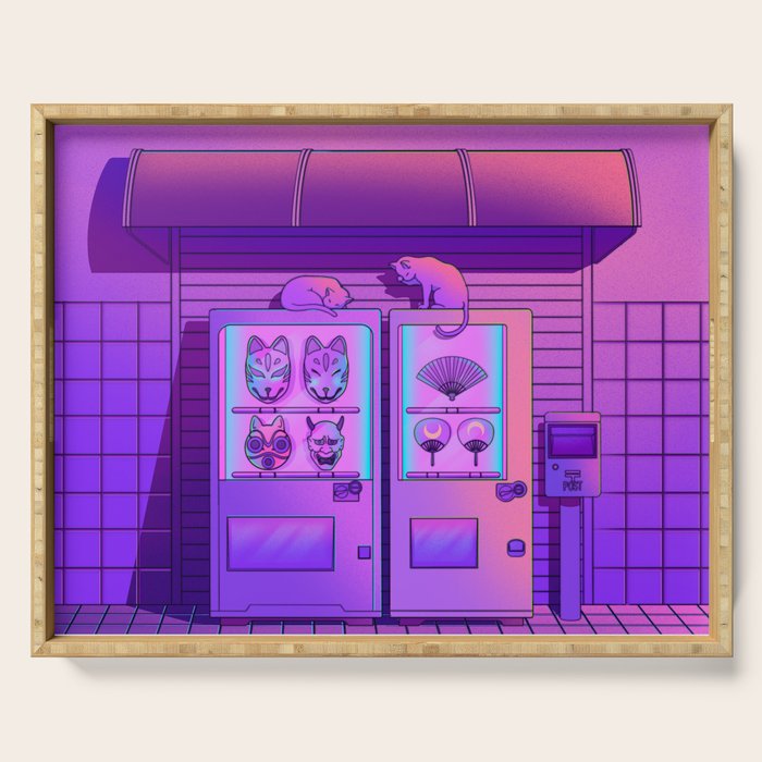 Neon Vending Machines Serving Tray Gallery Image 1