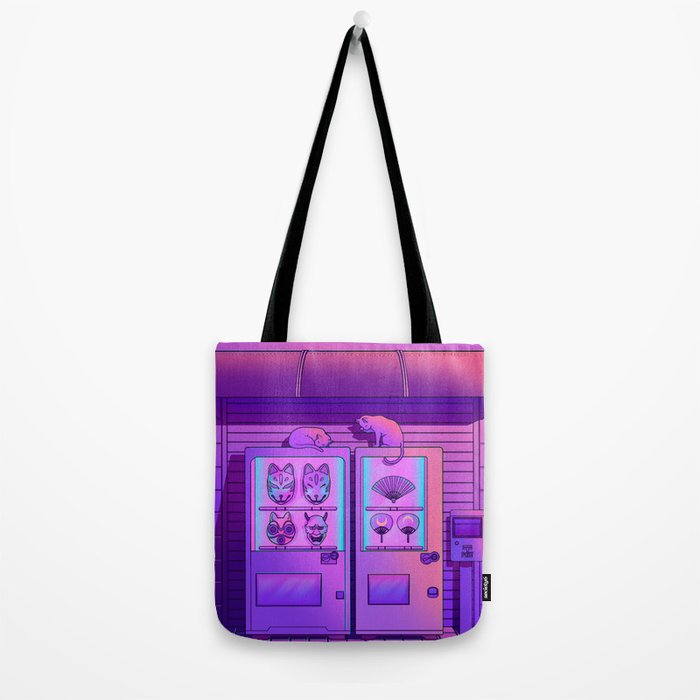 Neon Vending Machines Tote Bag Gallery Image 2