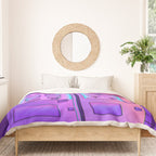 Neon Vending Machines Duvet Cover Gallery Image 3