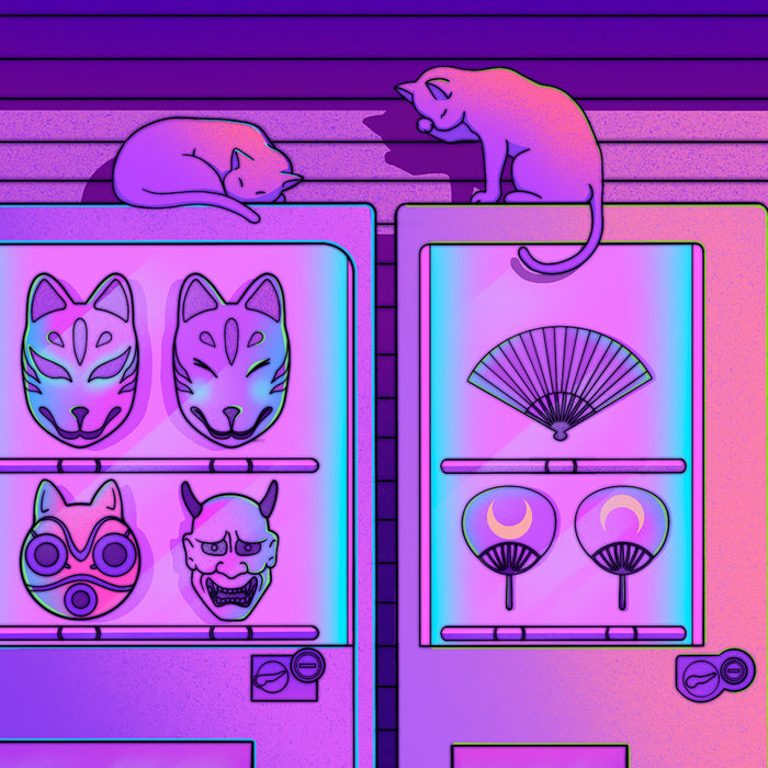 Neon Vending Machines Coffee Mug Gallery Image 2