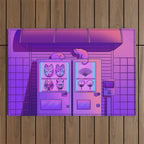 Neon Vending Machines Outdoor Rug Gallery Image 1