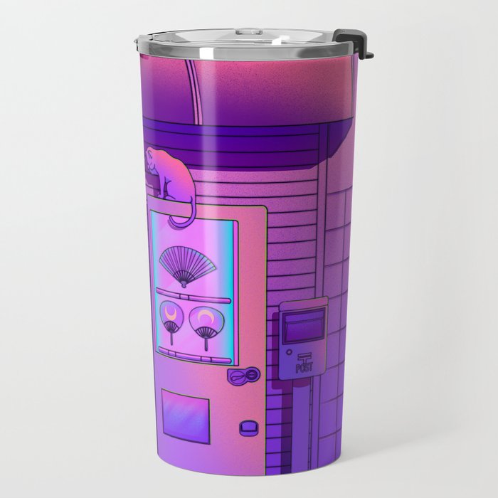 Neon Vending Machines Travel Mug Gallery Image 2