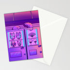 Neon Vending Machines Stationery Card Gallery Image 2