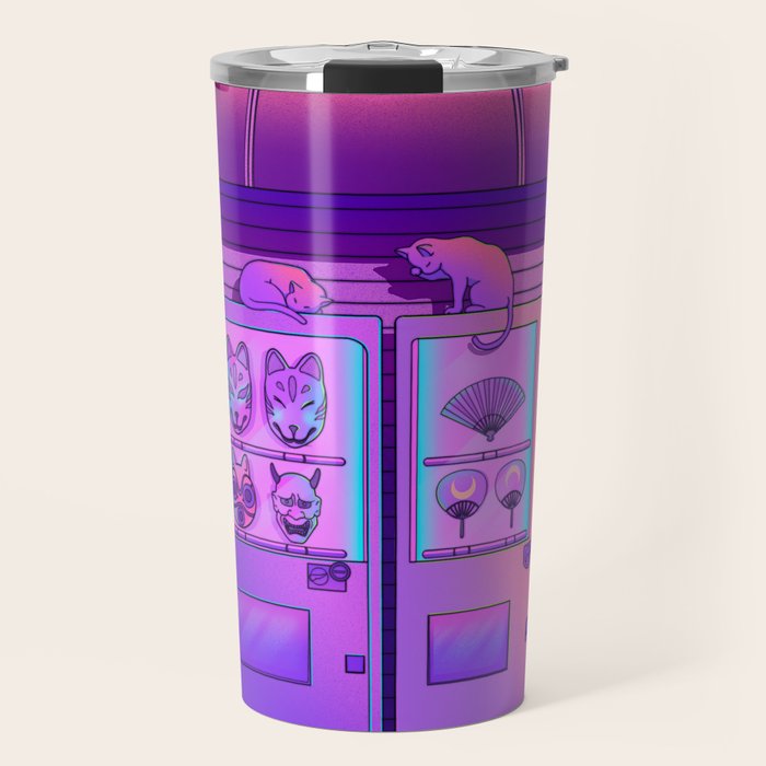 Neon Vending Machines Travel Mug Gallery Image 1