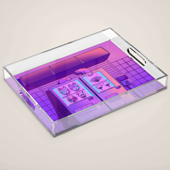 Neon Vending Machines Acrylic Tray Gallery Image 1