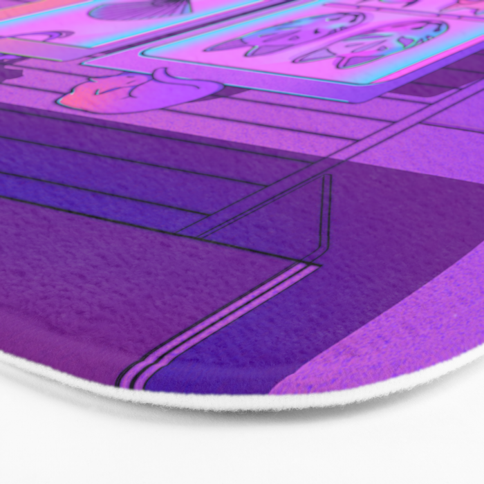 Neon Vending Machines Bath Mat Gallery Image 3