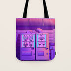 Neon Vending Machines Tote Bag Gallery Image 1