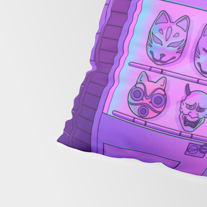 Neon Vending Machines Pillow Sham Gallery Image 4