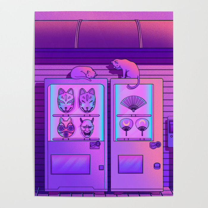 Neon Vending Machines Poster Gallery Image 1