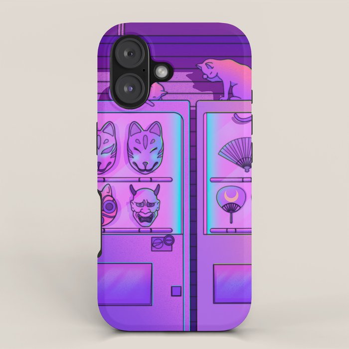Neon Vending Machines iPhone Case Gallery Image 1