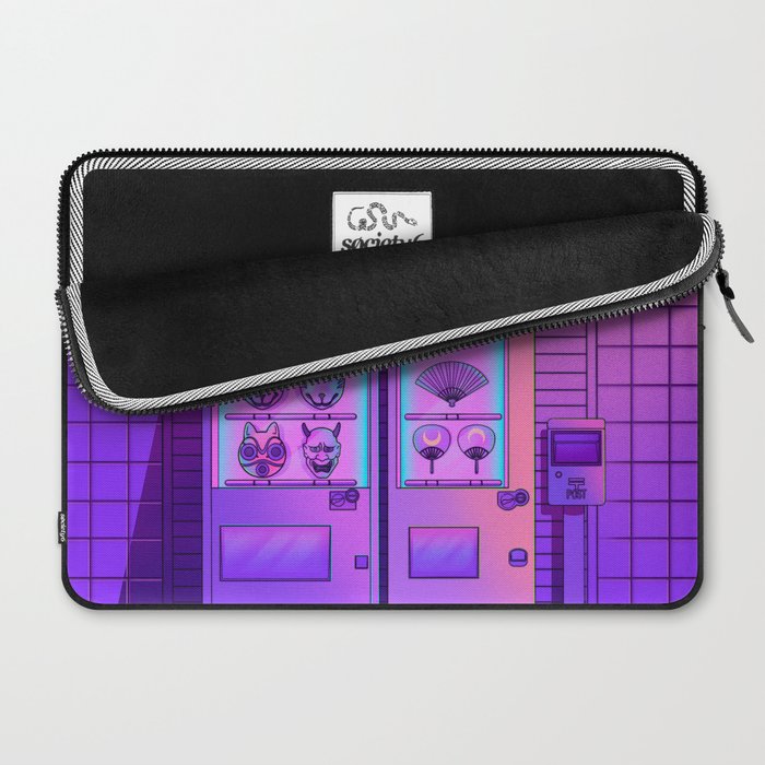 Neon Vending Machines Laptop Sleeve Gallery Image 2