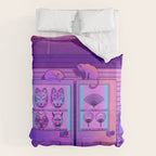Neon Vending Machines Duvet Cover Gallery Image 6