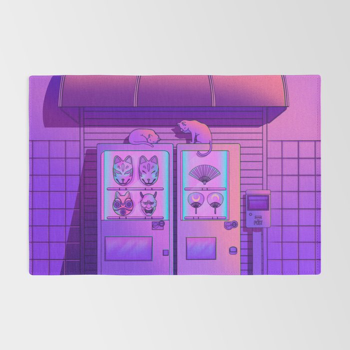 Neon Vending Machines Rug Gallery Image 2