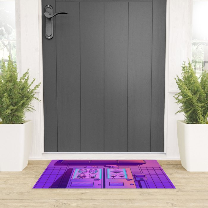 Neon Vending Machines Welcome Mat Gallery Image 3