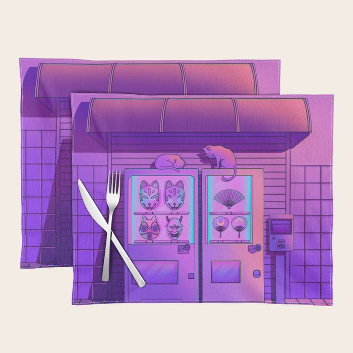 Neon Vending Machines Placemat Gallery Image 1