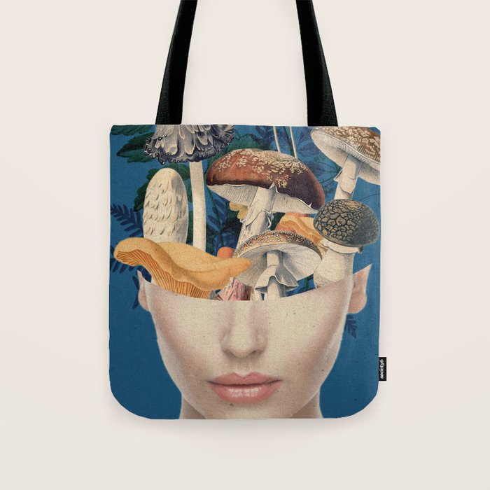 Mushroom Lady 7 Tote Bag Gallery Image 1