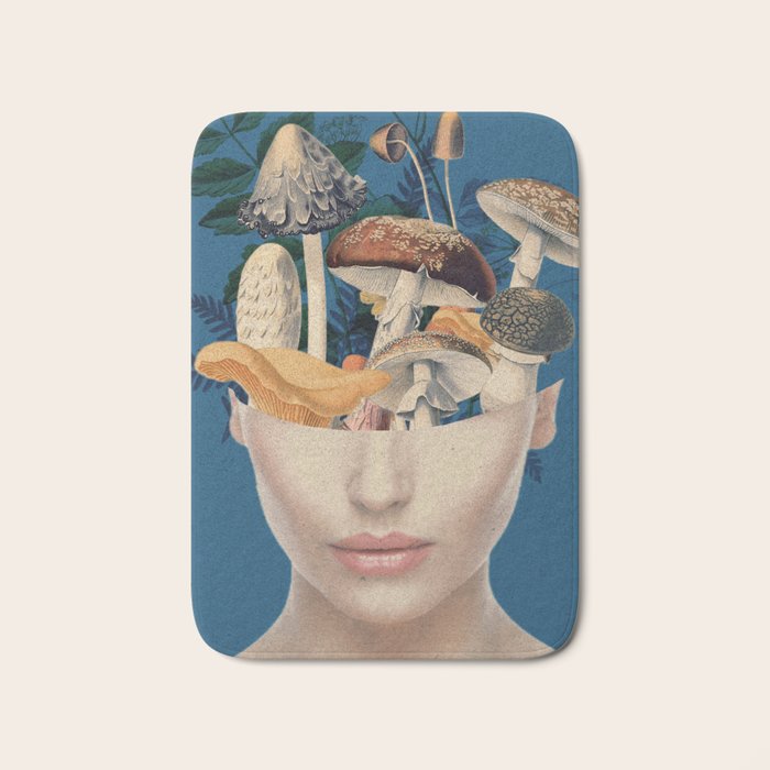 Mushroom Lady 7 Bath Mat Gallery Image 1