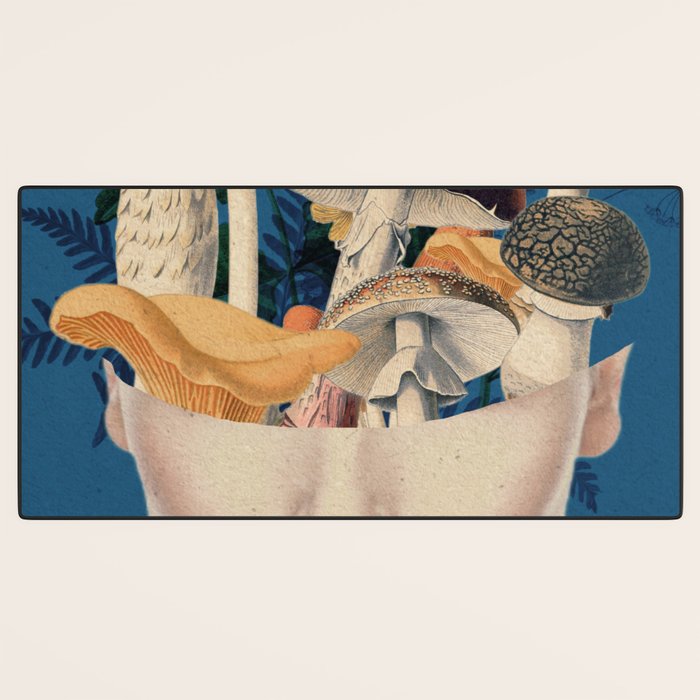 Mushroom Lady 7 Desk Mat Gallery Image 3
