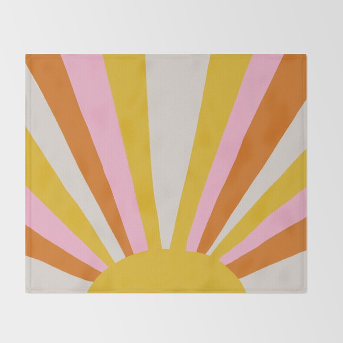 sunshine state of mind Throw Blanket Gallery Image 2