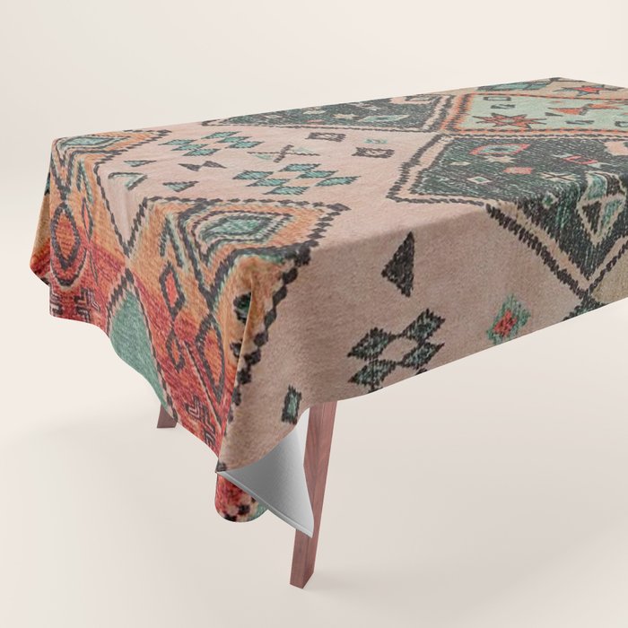 Moroccan Berber Traditional Rug Design Tablecloth Gallery Image 1