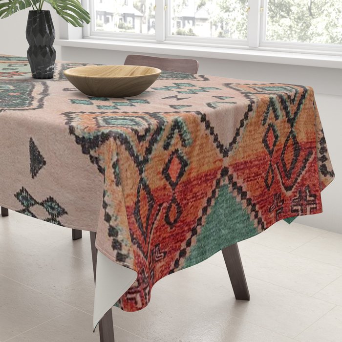 Moroccan Berber Traditional Rug Design Tablecloth Gallery Image 3
