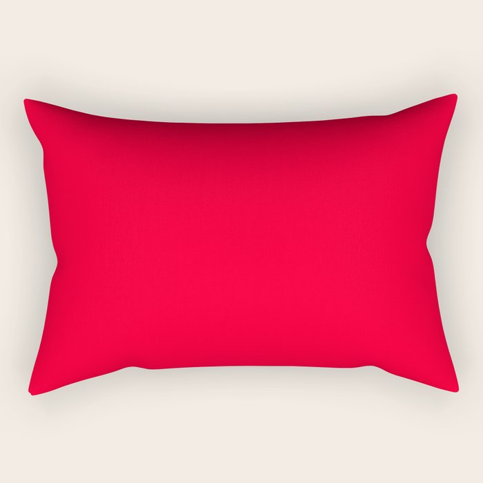 Bright Red Cherry Tomato - Spring 2018 London Fashion Trends Rectangular Pillow Gallery Image 1