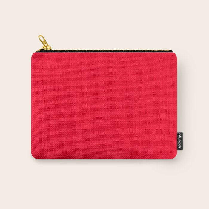 Bright Red Cherry Tomato - Spring 2018 London Fashion Trends Carry All Pouch Gallery Image 1