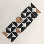 Mid-Century Modern Pattern No.1 - Concrete and Wood Yoga Mat Gallery Image 1