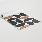 Mid-Century Modern Pattern No.1 - Concrete and Wood Yoga Mat Gallery Image 2