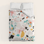 Mixed Mess I. / Collage, Terrazzo, Colorful Comforter Gallery Image 6