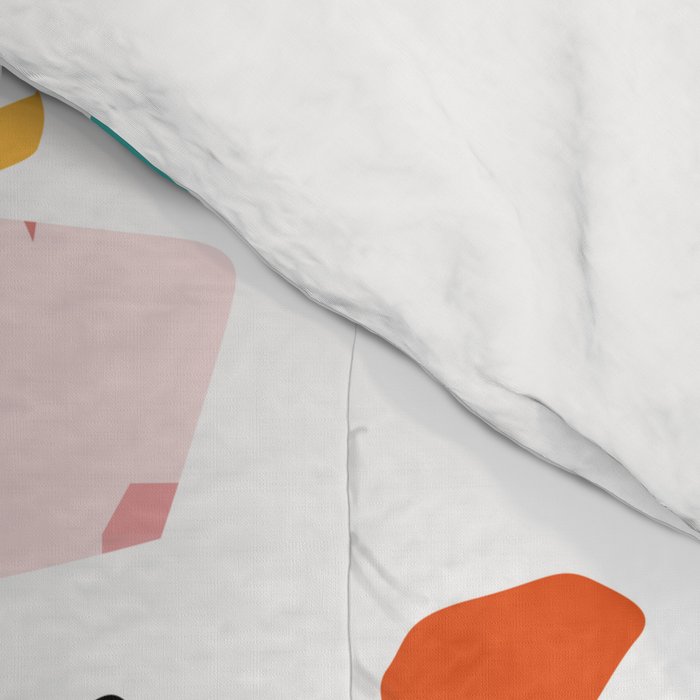 Mixed Mess I. / Collage, Terrazzo, Colorful Comforter Gallery Image 4