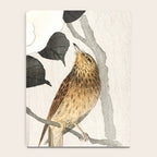 Nightingale on a flowering Camellia - Japanese vintage woodblock print art Notebook Gallery Image 4