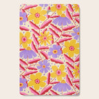 Flower Garden - Yellow & Purple  Cutting Board Gallery Image 1