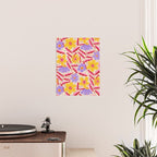 Flower Garden - Yellow & Purple  Poster Gallery Image 2