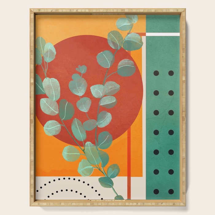 Lines of Nature 4 Serving Tray Gallery Image 1