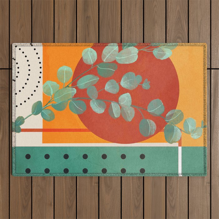 Lines of Nature 4 Outdoor Rug Gallery Image 1