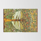 Louis Comfort Tiffany - Stained glass. Tree of life Rug Gallery Image 2