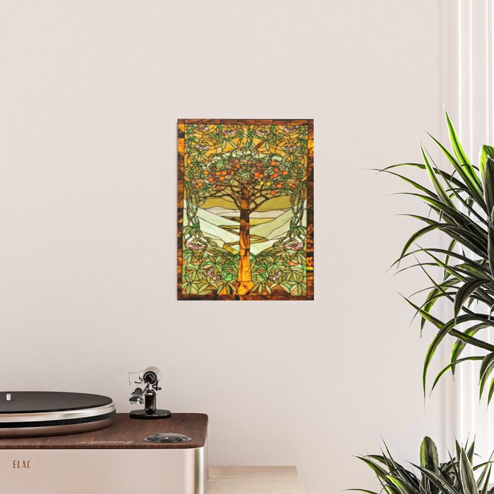 Louis Comfort Tiffany - Stained glass. Tree of life Poster Gallery Image 2