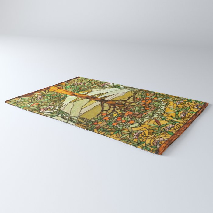 Louis Comfort Tiffany - Stained glass. Tree of life Rug Gallery Image 3