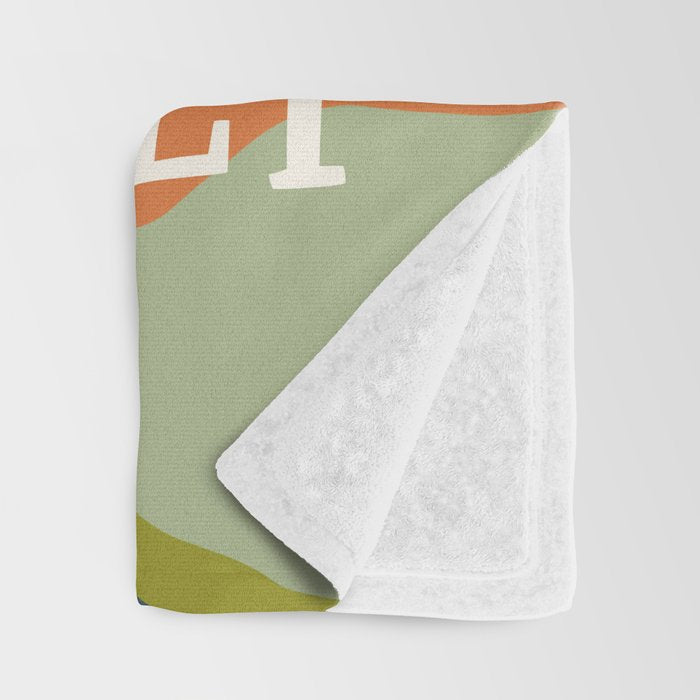 Be Gentle With Yourself - Modern Typography Print Throw Blanket Gallery Image 3