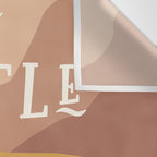 Be Gentle With Yourself - Modern Typography Print Wall Tapestry Gallery Image 3