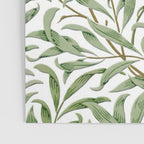 William Morris Willow Bough Green & White Poster Gallery Image 3