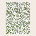 William Morris Willow Bough Green & White Poster Gallery Image 4