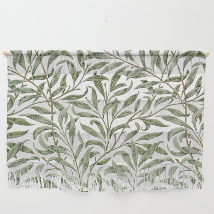 William Morris Willow Bough Green & White Wall Hanging Gallery Image 1