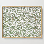 William Morris Willow Bough Green & White Serving Tray Gallery Image 1