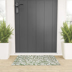 William Morris Willow Bough Green & White Welcome Mat Gallery Image 3