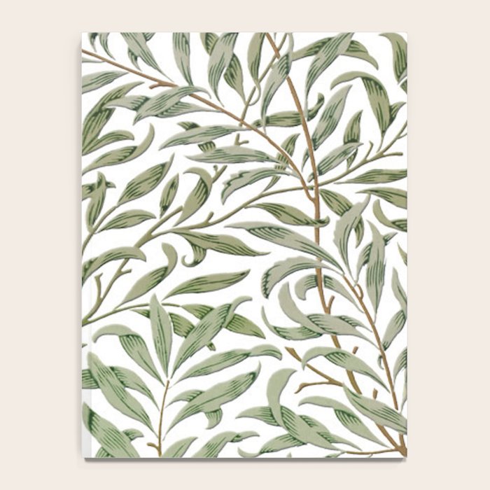 William Morris Willow Bough Green & White Notebook Gallery Image 4
