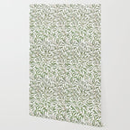 William Morris Willow Bough Green & White Wallpaper Gallery Image 2