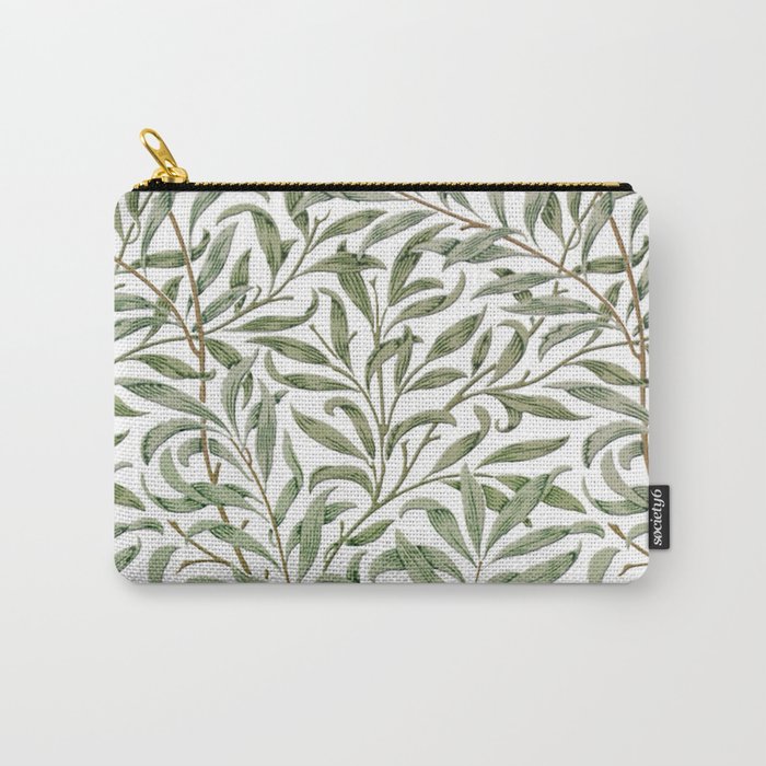 William Morris Willow Bough Green & White Carry All Pouch Gallery Image 1